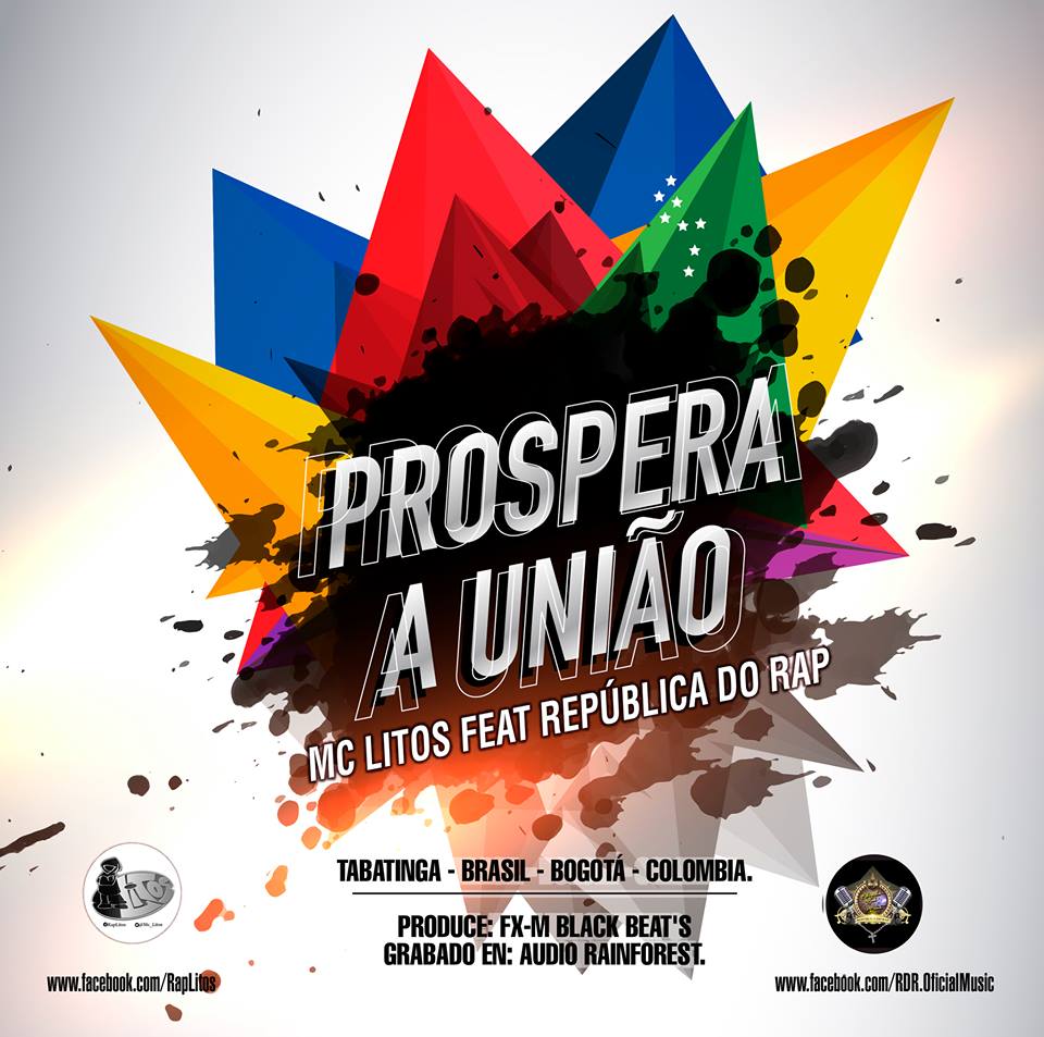 Ouça “Prospera A União”, uma conexão entre Mc Litos (Colombia) &  República do Rap (Brasil)