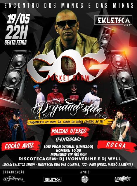 GOG faz pocket show no lançamento do clipe do D’ Grand’ Stilo