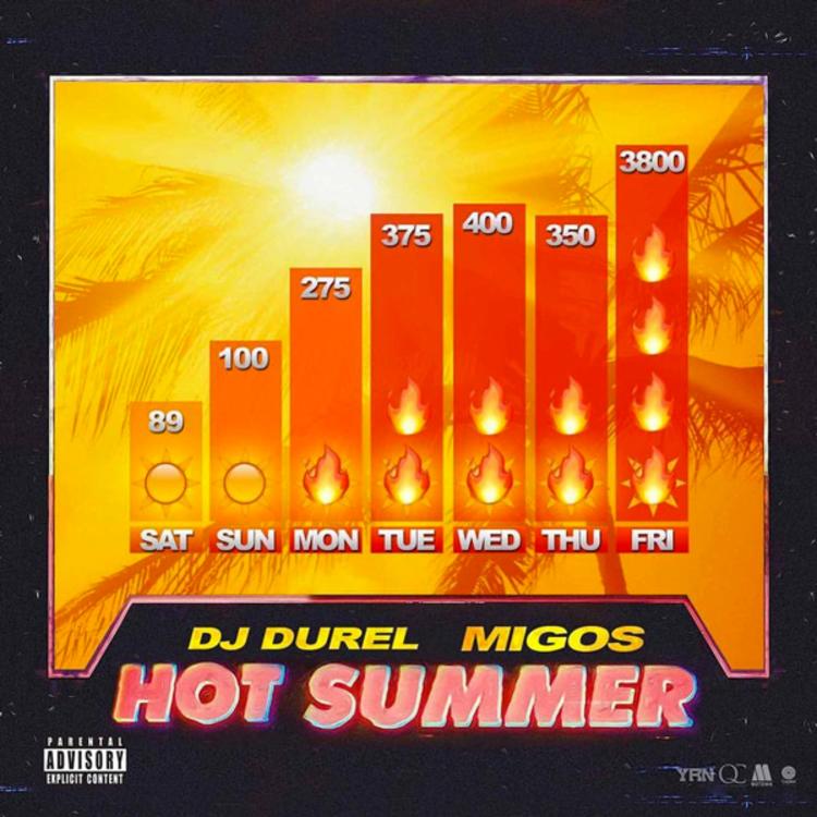 Migos é convidado pelo DJ Durel para o single, “Hot Summer”.