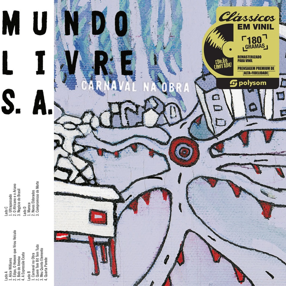 Polysom lança “Carnaval na Obra”, da Mundo Livre, em vinil duplo