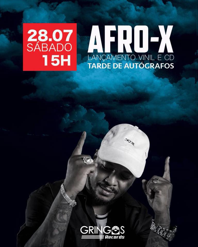 Afro-X realiza tarde de autógrafos de ‘Um Brinde à Vida’