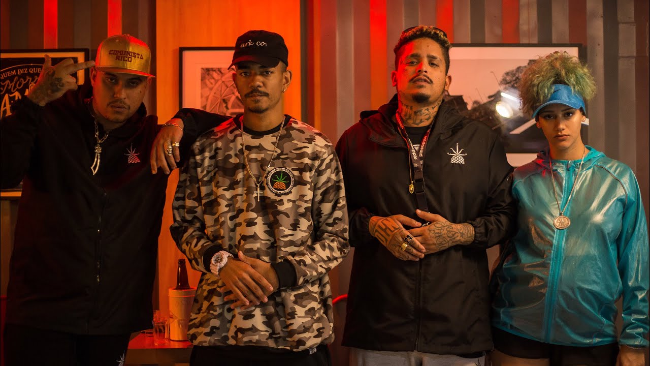 Cesar Mc, Ducon, Azzy e Diomedes Chinaski juntos no clipe ‘Eles Não Ligam Pra Gente’