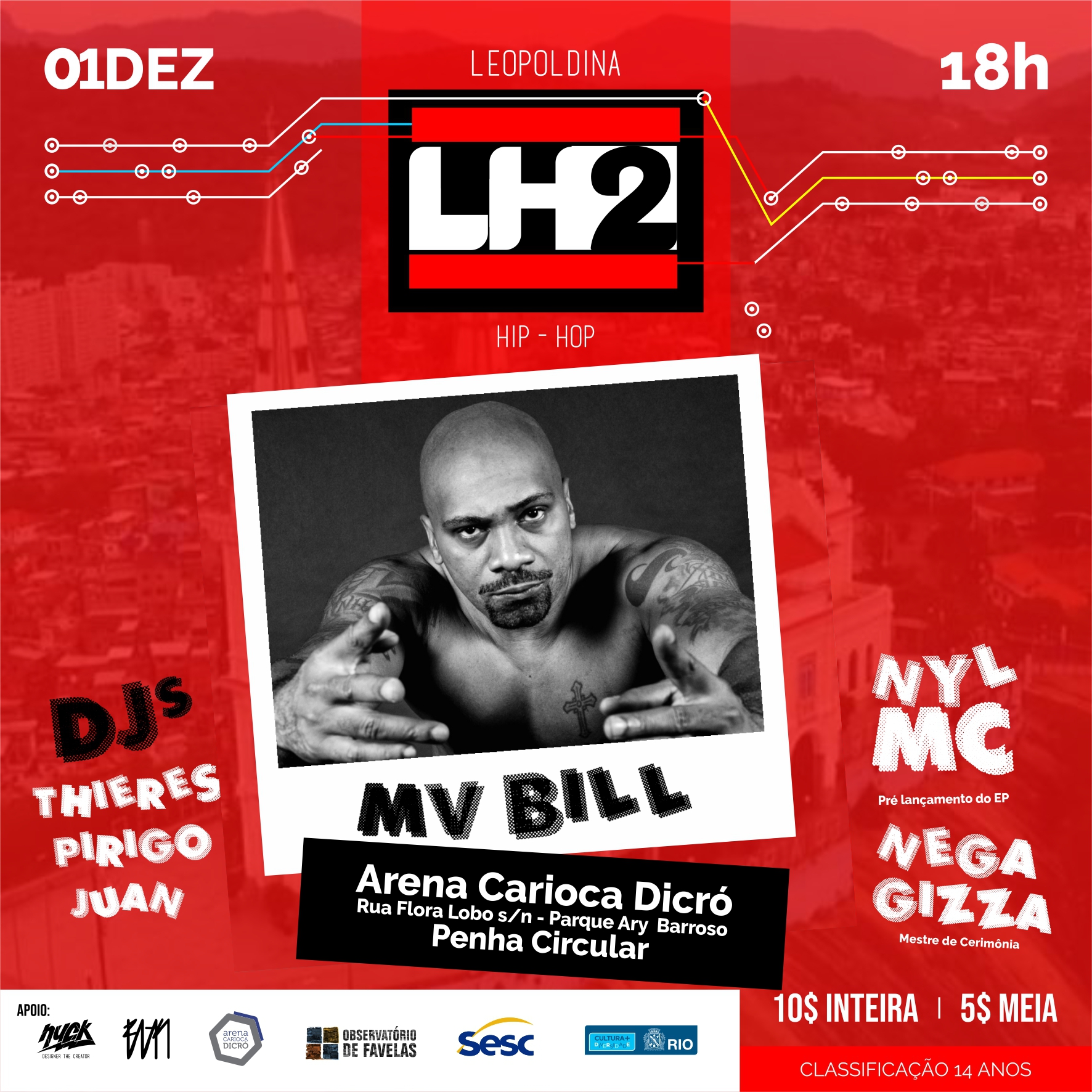Vida longa ao Hip Hop na Leopoldina!