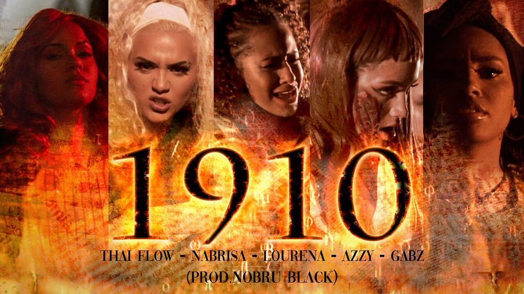 WRM lança single e clipe  “1910” reunindo Thai Flow, Nabrisa, Lourena, Azzy e Gabz