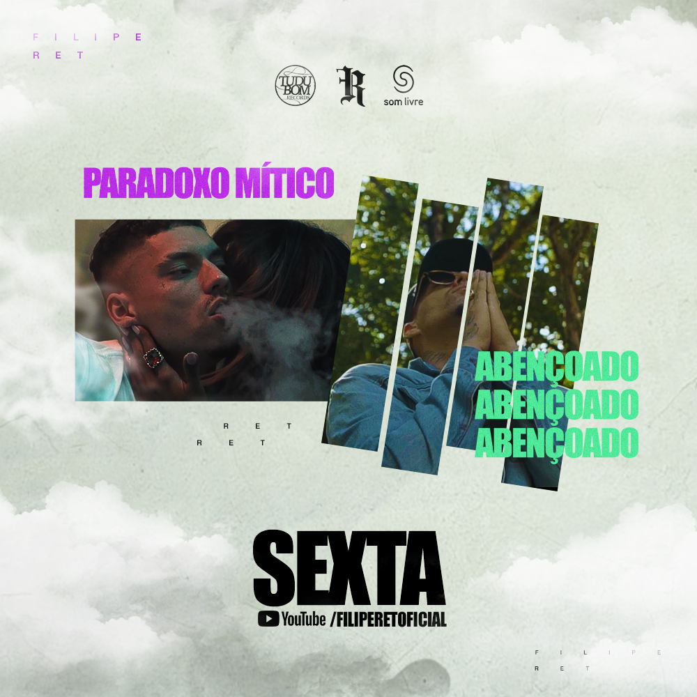 Filipe Ret lança clipe de “Paradoxo Mítico” e “Abençoado” nesta sexta-feira (24)