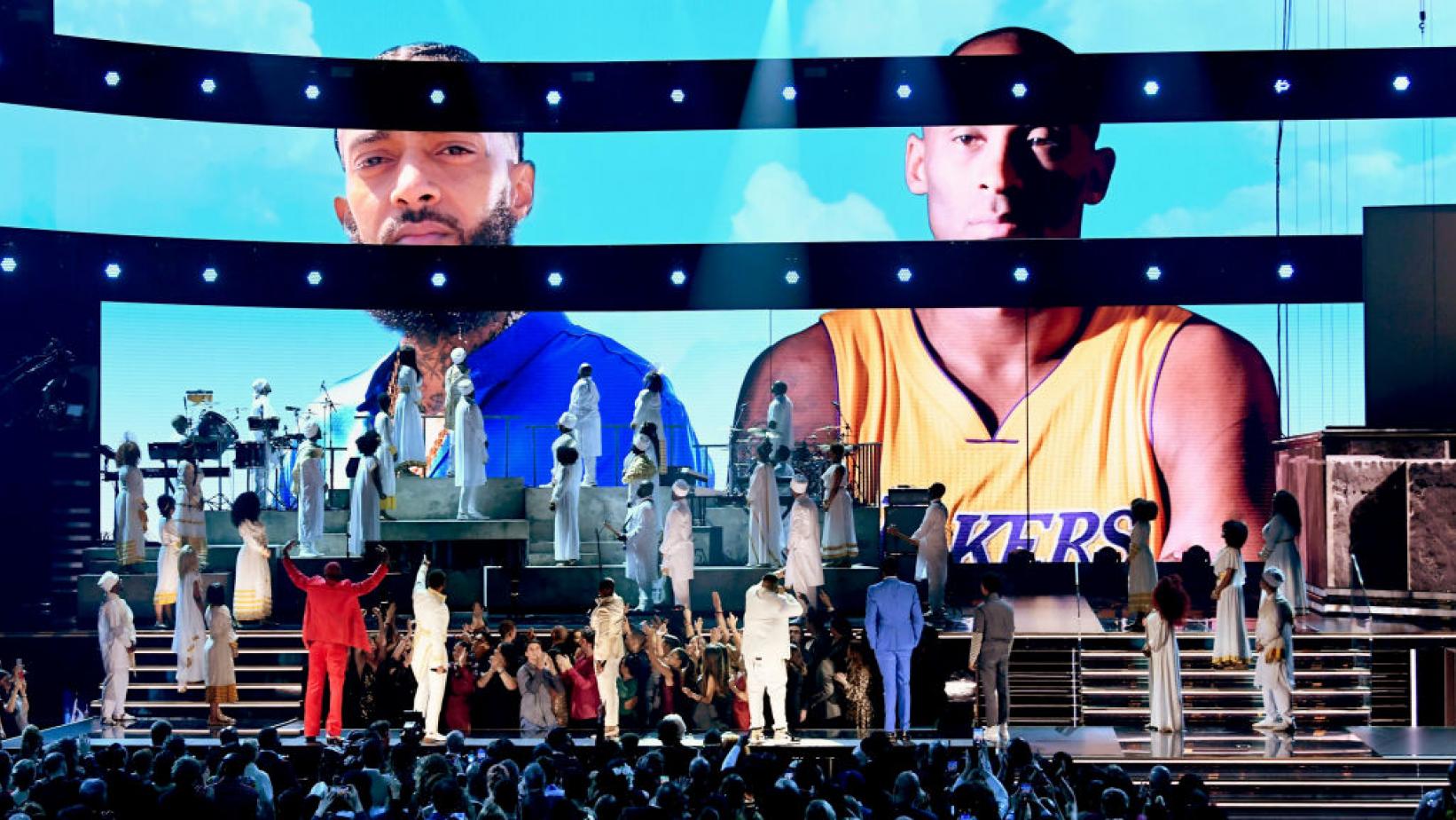 John Legend, Meek Mill e outros astros fazem emocionante tributo a Nipsey Hussle no Grammy 2020