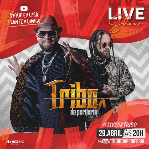 Tribo da Periferia confirma live na próxima quarta-feira
