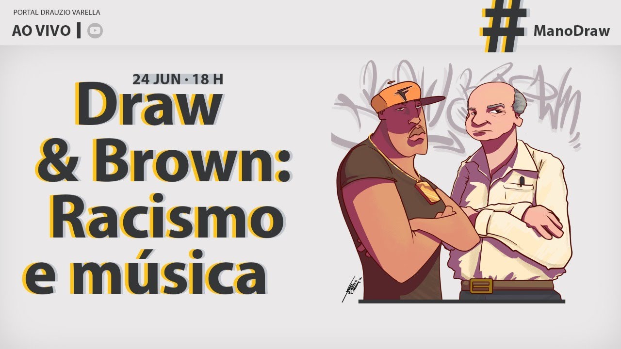 Em live descontraída Mano Brown e Drauzio Varella conversam sobre racismo, música e outros assuntos.