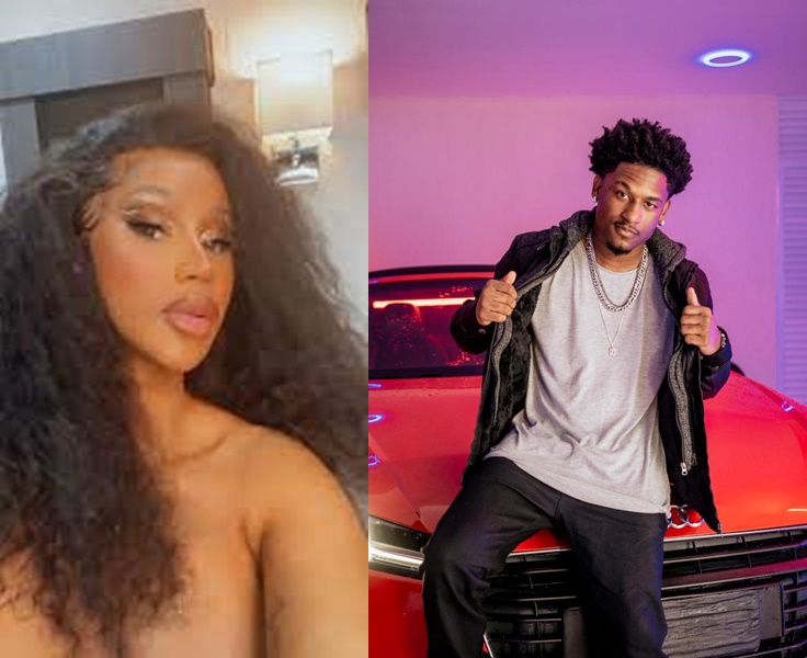 Cardi B posta story com funk de MC Du Black