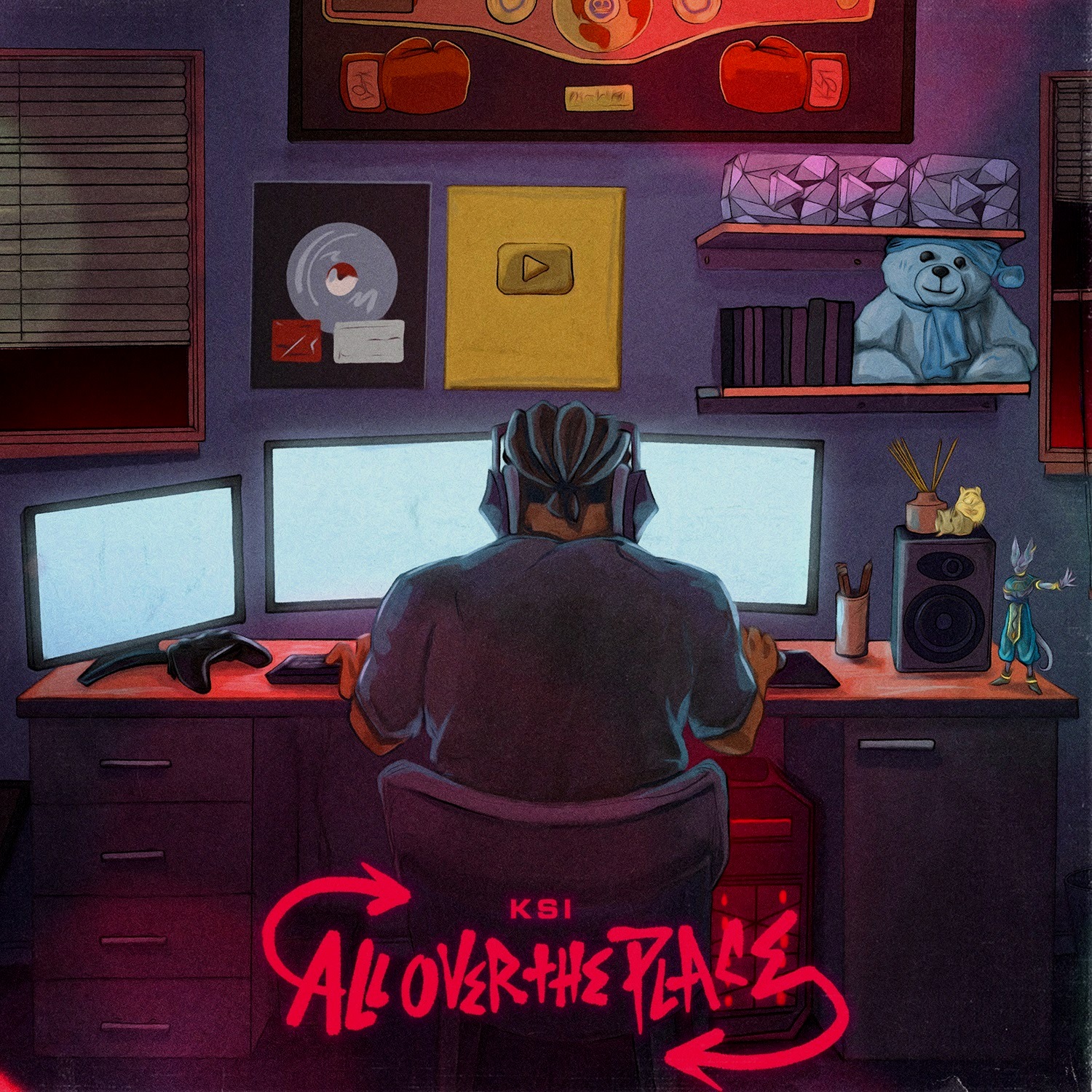 Destaque do hip hop britânico, KSI lança álbum “All Over the Place”